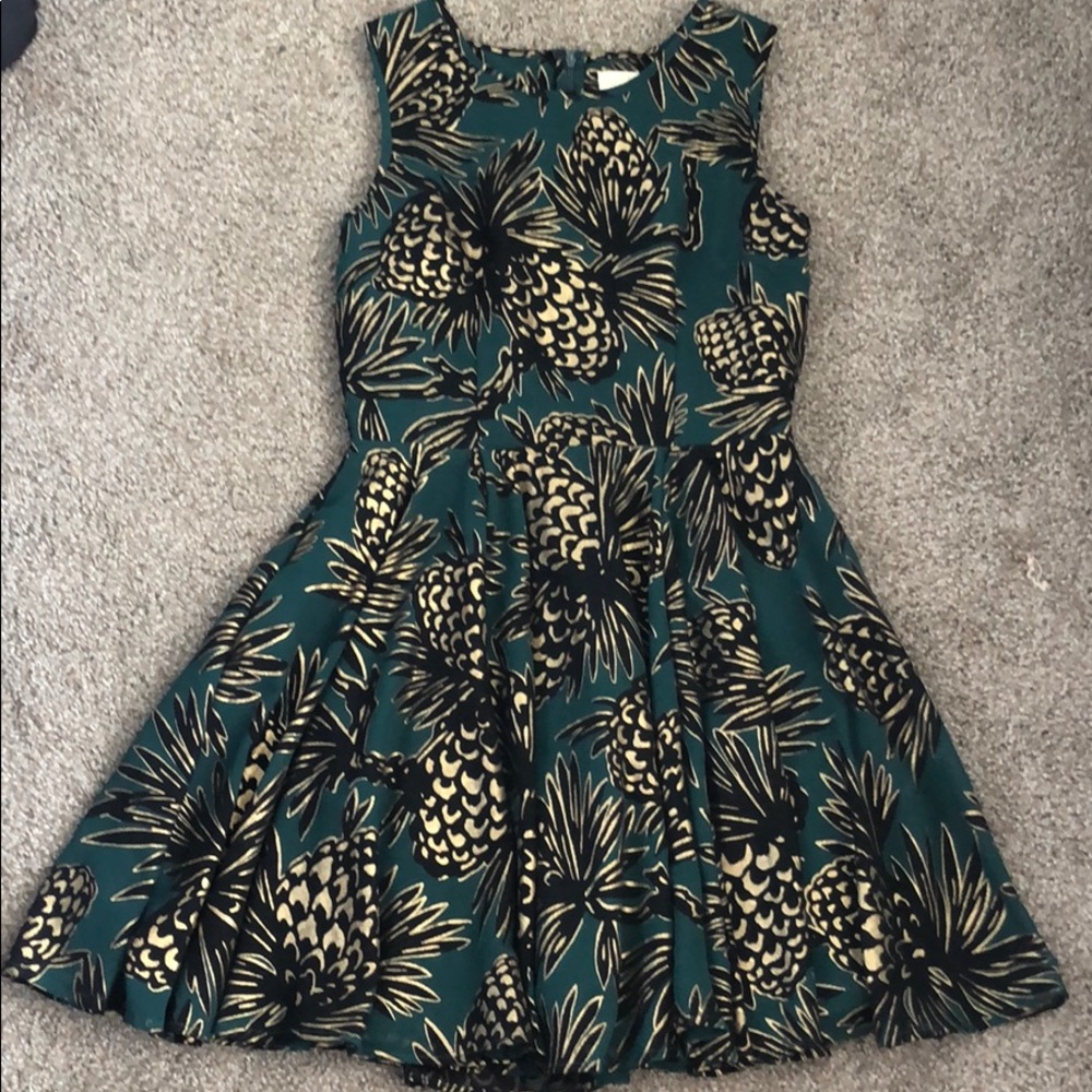 Green Cocktail Pineapple dress